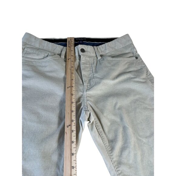 Peter Millar Corduroy Pants Light Beige Mens Size 34 Soft Button Zip Fly - Picture 7 of 12